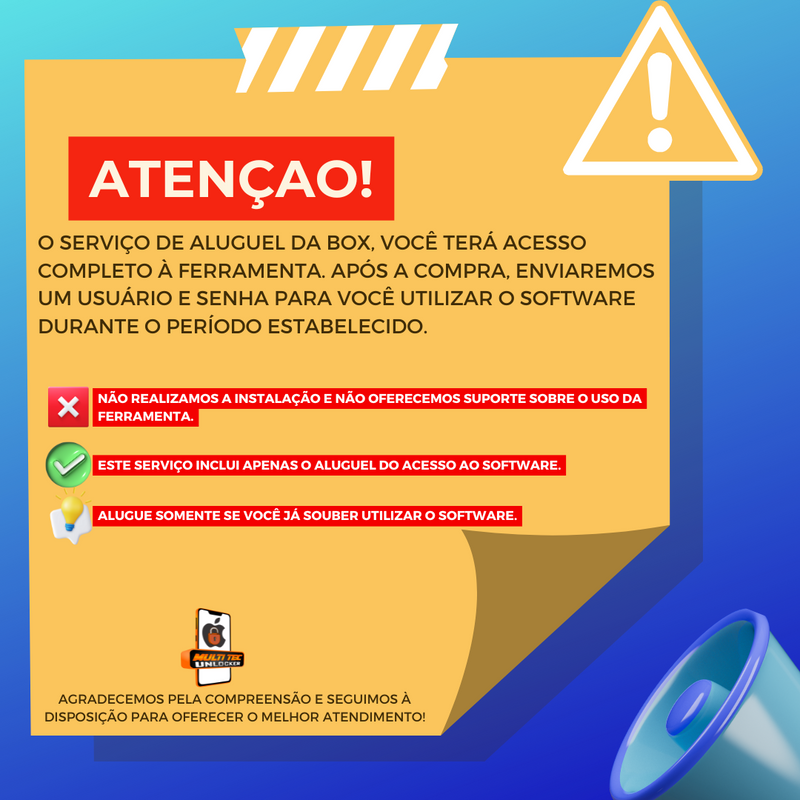 UnlockTool - Aluguel por 6 horas