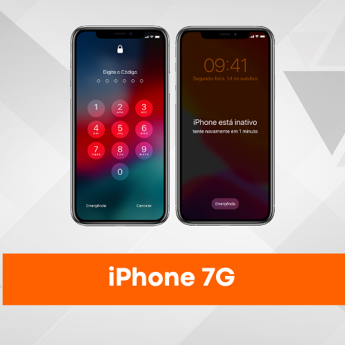iPhone 7G - Desbloqueio na Senha de Tela