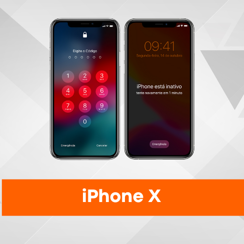 iPhone X - Desbloqueio na Senha de Tela